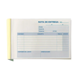 Liderpapel T228 Talonario Entregas 8º Original y Copia Apaisado