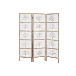 Biombo Home ESPRIT Blanco Natural Madera de mango Madera MDF 153 X 2,3 X 182 CM Precio: 218.88999946. SKU: B1GWC29K2J