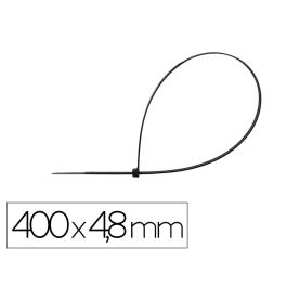 Q-Connect KF17189 Brida de Nylon Negra 400x4,8 mm 100 Unidades para Exterior UV V-2 Seguridad Rango Temperatura -40°C a +80°C Precio: 5.98999973. SKU: B19BPQCZWB