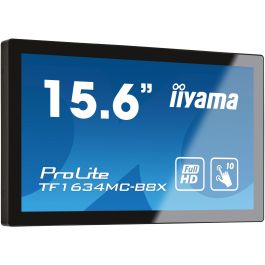 iiyama TF1634MC-B8X Monitor Táctil 15.6" (39.6cm) Full HD 1920x1080 LED IPS Multi-Touch con HDMI, DP y USB Táctil Negro Precio: 607.50000036. SKU: B12QE8HP2M