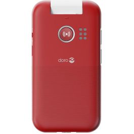 Doro L30 Teléfono Móvil Concha 4G con Pantalla 2.8" y Cámara 2MP, SIM Única, Batería 1150 mAh, Rojo/Blanco