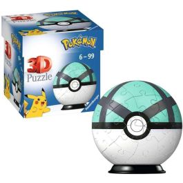 Ravensburger Puzzle 3D Poke Ball Pokemon 54 Piezas