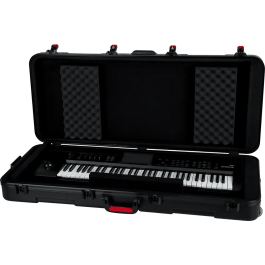 Gator Estuche Polietileno para Piano de 61 Teclas Negro con Ruedas