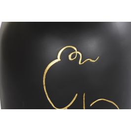 Jarron Moderno DKD Home Decor Negro 34 x 73.5 x 34 cm Jarron Moderno DKD Home Decor Negro 34 x 73.5 x 34 cm