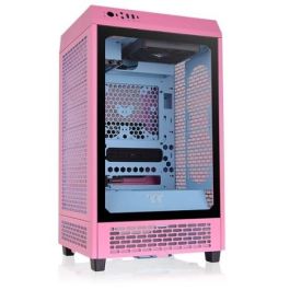 Thermaltake The Tower 200 Bubble Pink Mini Tower PC Gaming | Mini-ITX Vidrio Templado Acero