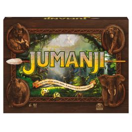 Spin Master 6065098 Juego de Mesa de Aventura Jumanji Edición Española Familiar para Resolver Acertijos y Desafíos, Edad +8 años