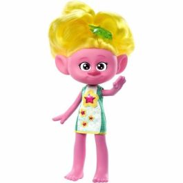 Muñeca de moda Trolls - MATTEL - Muñeca VIVA - Pelo amarillo - 16,5cm