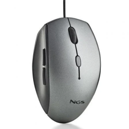 Raton Ngs Moth Optico Usb-C Gris