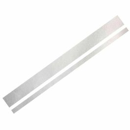 Foliatec FO33934 Pegatina para Coche Diseño Líneas Plata PVC Resistente UV Lavado Coches 5,8x360 cm Escobilla Goma Incluida