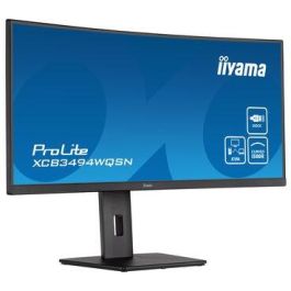 Iiyama ProLite XCB3494WQSN-B5 Monitor LED 34" UltraWide Quad HD 3440x1440 Pixeles, Curvo, 120Hz, AMD FreeSync, Negro