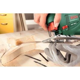 Bosch PST700E Sierra de Calar Eléctrica 500W Verde 500-3100 rpm con 1 Hoja de Madera y Caja Bosch PST700E Sierra de Calar Eléctrica 500W Verde 500-3100 rpm con 1 Hoja de Madera y Caja
