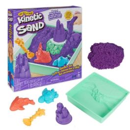 Spin Master 6067800 Kinetic Sand Sandbox Set Surtido, 450g Arena, 4 Moldes y Herramientas, Bandeja +3 Años Precio: 20.89000023. SKU: B17H3XXLYH
