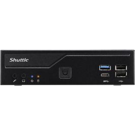 Shuttle Barebone XPC slim DH610 Mini PC barebone 1.3L Black para Intel LGA 1700, DDR4-SDRAM, M.2, SATA