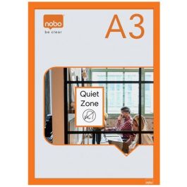 Nobo Marco Portaanuncios Magnético Autoadhesivo A3 Naranja, Fácil Cambio de Contenido, Pack de 2 Unidades Precio: 29.49999965. SKU: B1CABL7X8Y