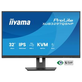iiyama Monitor XUB3297QSNP-B1 32" (81,28cm) IPS 2560x1440 1ms USB-C Dock LAN/95W PD