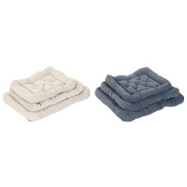 Cama para mascota Home ESPRIT Beige Gris Crema Gris oscuro 72 X 60 X 9 CM 2 Unidades Cama para mascota Home ESPRIT Beige Gris Crema Gris oscuro 72 X 60 X 9 CM 2 Unidades