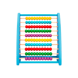 Liderpapel Ábaco de Madera con 100 Bolas de Colores para Aprender a Contar 273x112x230mm