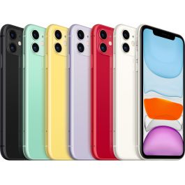 Apple iPhone 11 64GB Negro iOS 14 Pantalla 6.1" Doble Cámara 12MP Chip A13 Bionic