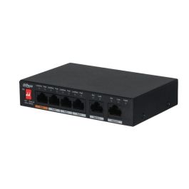 Dahua Switch PoE 4 puertos Fast Ethernet + 2 RJ45 uplink no gestionable