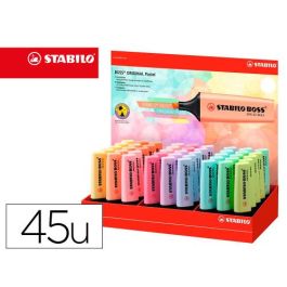 Stabilo Marcador Fluorescente Boss Original C-Surtidos Pastel Expositor 45 Ud Precio: 45.95000047. SKU: B1BERSNLFN