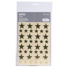 Apli Gomets Estrella Oro Autoadhesivos Permanentes - 120 Unidades Precio: 1.5900005. SKU: B1F2SETFCP