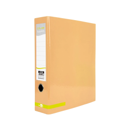 Liderpapel Archivador de Palanca A4 Color System Forrado Melocotón Lomo 80 mm con Compresor Metálico
