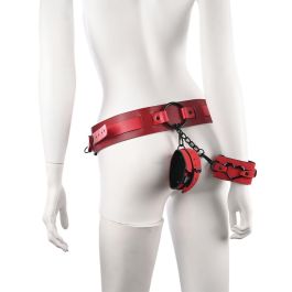 Cinturón ajustable Sportsheets Sex and Mischief Rojo