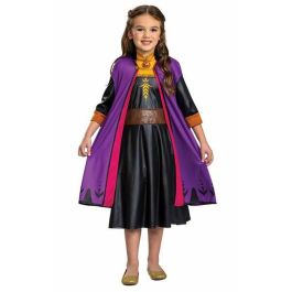 Disney Disfraz de Princesa Anna de Frozen, Talla M (7-8 Años), para Niñas