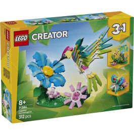 Lego Creator 3 en 1 Juego de Construcción Fauna Salvaje: Colibrí de Colores, Juguete para Niños y Niñas a Partir de 8 Meses (31144)