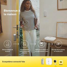 Yale AUC1746029858922 Kit de Alarma Inteligente Conectado - 4 Accesorios para Seguridad Hogar