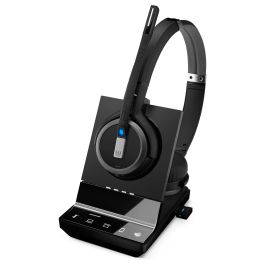 EPOS Auriculares Inalámbricos DECT Impact SDW 5066T Binaurales Oficina/Centro de Llamadas Negro