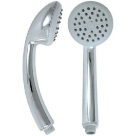 Rousseau Ducha de Mano Tamari Cromada 85mm, 1 Chorro Tipo Lluvia con Sistema Antical y Función de Ahorro de Agua