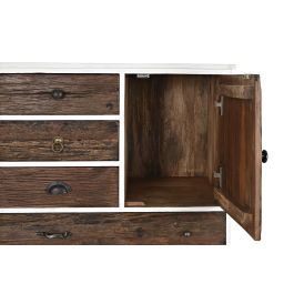 Cajonera Colonial DKD Home Decor Blanco Marron Oscuro 50 x 75 x 72 cm Cajonera Colonial DKD Home Decor Blanco Marron Oscuro 50 x 75 x 72 cm