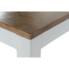 DKD Home Decor Mesa Comedor Colección Daniela de Madera Mango Acacia Blanco Marrón 200x100x80 cm Para 8 Personas DKD Home Decor Mesa Comedor Colección Daniela de Madera Mango Acacia Blanco Marrón 200x100x80 cm Para 8 Personas