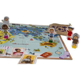 Tactic Niños del Mundo Juego de Mesa Cooperativo y Táctico para 2 o Más Jugadores Edad 5+