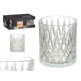 Vivalto Vaso de Whisky Colección Rombos de Cristal Transparente, 330 ml de Capacidad, Medidas 8.1 x 8.2 x 9.3 cm (48 Unidades) Precio: 42.78999956. SKU: B1JQ6LKTME