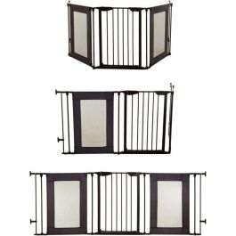 Barrera de seguridad - DREAMBABY - DENVER - 3 paneles - 85,5-200 x 74 cm - Bidireccional - Negra Barrera de seguridad - DREAMBABY - DENVER - 3 paneles - 85,5-200 x 74 cm - Bidireccional - Negra