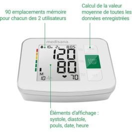 Tensiómetro Medisana BU 512 Blanco Tensiómetro Medisana BU 512 Blanco