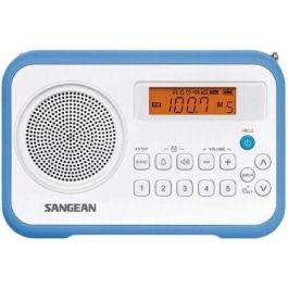 Radio Portátil Sangean PR-D18 Azul Blanco Ambar