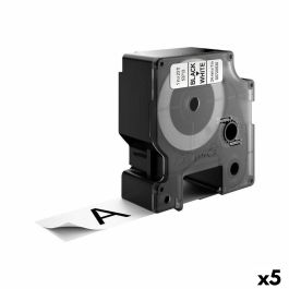 Cinta Laminada para Rotuladoras Dymo D1 53713 24 mm LabelManager™ Blanco Negro (5 Unidades) Precio: 130.68999944. SKU: S8424289