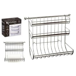Portarrollos Triple Cromado Kinvara 32x30x16 cm - Metal Plata (6 Unidades) Precio: 77.50000027. SKU: B1JM2QGP9V