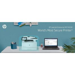HP LaserJet Enterprise M430f Impresora Multifunción Láser Blanco y Negro, Imprime, Copia, Escanea y Envía Fax, A4, LAN, ADF
