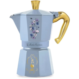 Bialetti Cafetera Italiana Moka Express 6 Tazas 250 ml Colección Birdgerton Azul Flores Precio: 53.95000017. SKU: B16FF8RVFF