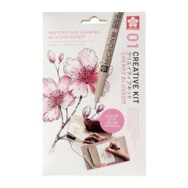 Set Creativo Sakura Art Kit Flor De Cerezo (Pigma Micron 05 Negro + Gelly Roll + Koi Coloring + 3 Postales A6 Con Video Tutorial) Precio: 6.9900006. SKU: B16KRX9CDA