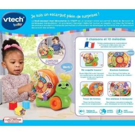 Vtech VTE3417765722059 ROULI-ESCARGOT MAXI DESCUBRIMIENTOS Juguete Infantil
