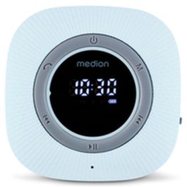Medion MED4061275227659 Radio de Ducha FM Bluetooth IPX6 con Soporte de Ventosa – Azul