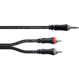 Cordial Cable Y Mini-Jack Estéreo / 2 Rca 1 M Precio: 7.49999987. SKU: B1K93TBSEA