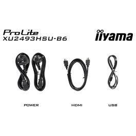 IIYAMA XU2493HSU-B7 60.5cm (23.8") 1920x1080 Full HD LED IPS 1ms 100Hz 2xUSB HDMI DP