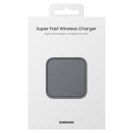 Samsung EP-P3400T Cargador Inalámbrico Pad con Adaptador, Gris, 15W