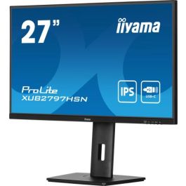Iiyama ProLite XUB2797HSN-B2 Monitor 27" Full HD IPS, USB-C, LAN, DP-OUT (DOCK), 300CD, Negro